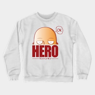 Bald Hero OPM Anime Fanart Crewneck Sweatshirt